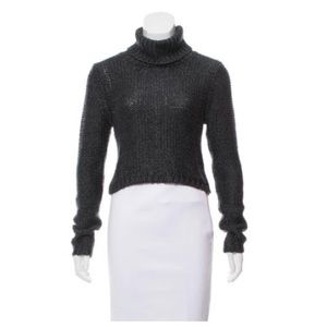 Elizabeth and James cropped Turtle Neck
